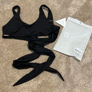 Buffbunny low tide black bikini top